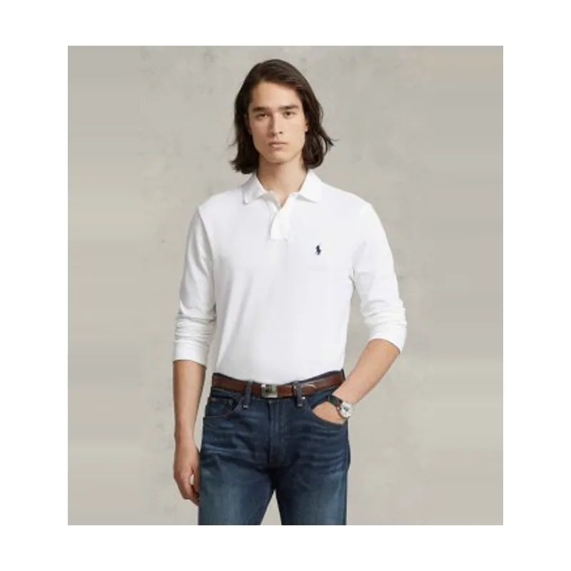 Polo Ralph Lauren Polo de piqué Slim Fit de manga larga 710681126001