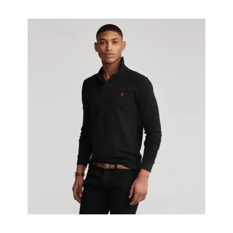 Polo Ralph Lauren Polo de piqué Slim Fit de manga larga 710681126037