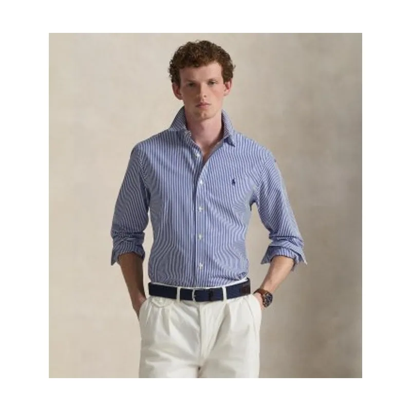 Polo Ralph Lauren Camisa Slim Fit de popelina elástica 710928254008