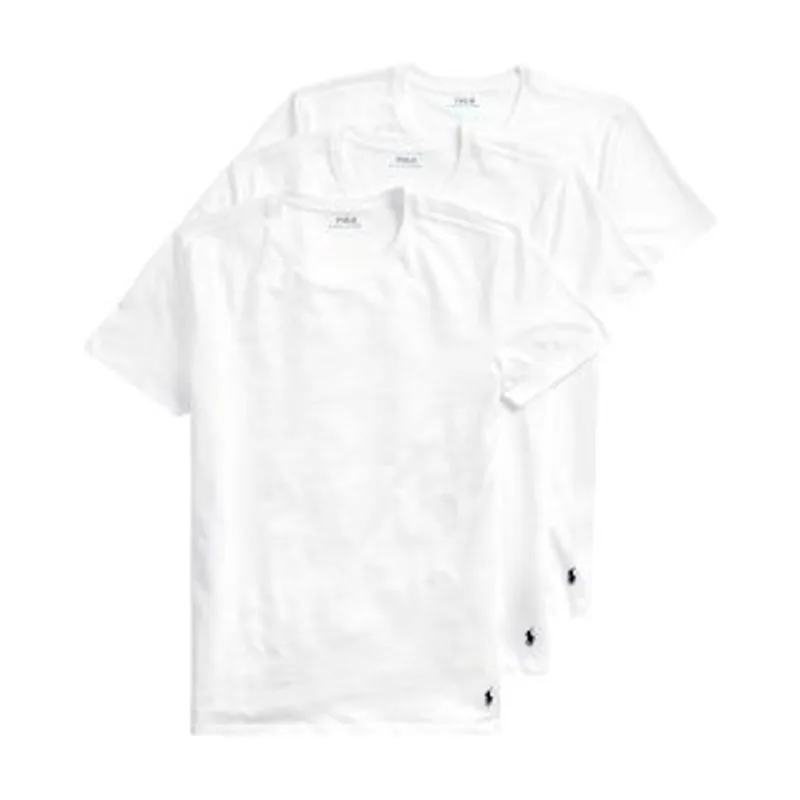 Polo Ralph Lauren Paquete de 3 camisetas de cuello redondo 714830304003