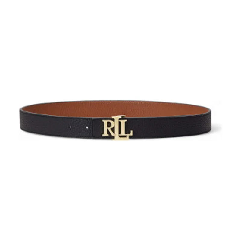 Lauren Ralph Lauren Cinturón reversible de piel granulada 412912039001