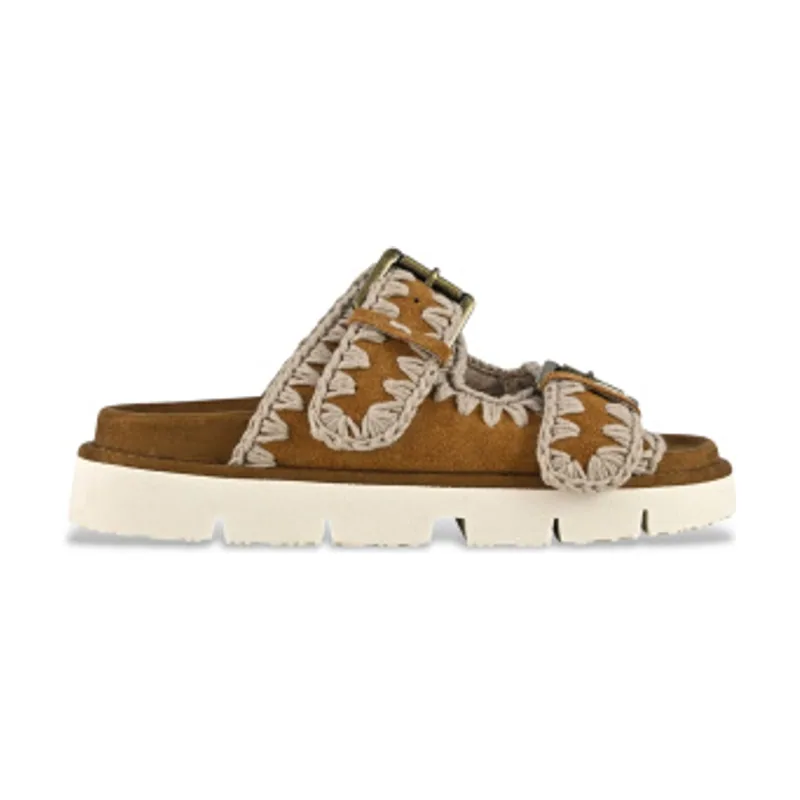 Mou Sandalias de ante Bio two buckles MU.SW461005A