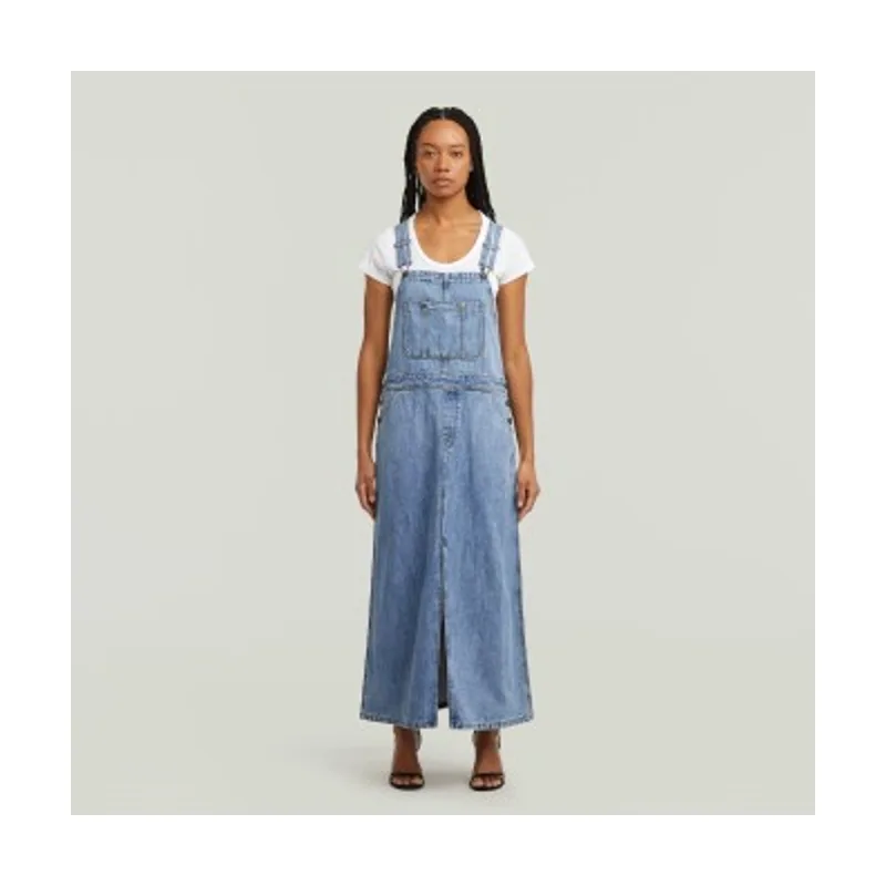 G-Star Vestido peto Skater Maxi D27734-D536-H550