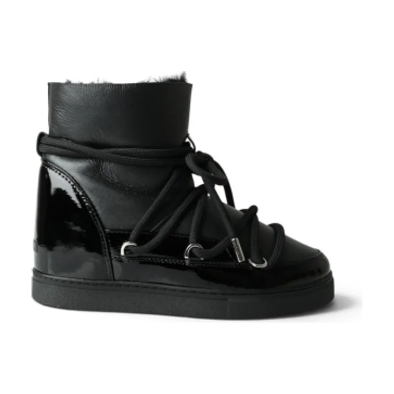 Inuikii Botas de Piel Gloss Wedge 1001.004.0052