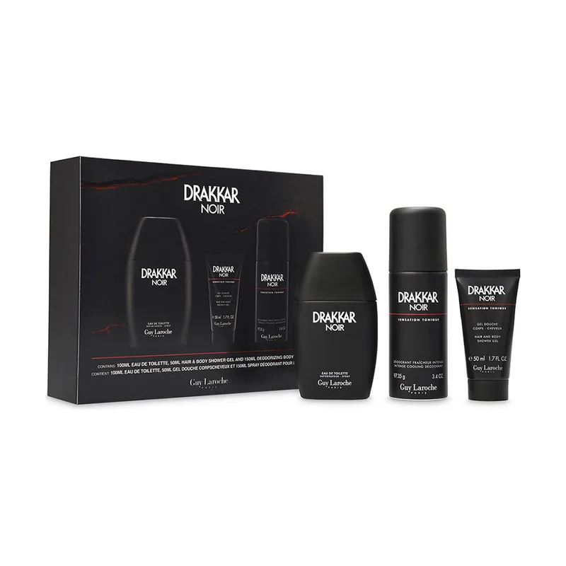 Guy Laroche Drakkar Noir Estuche 3 pz