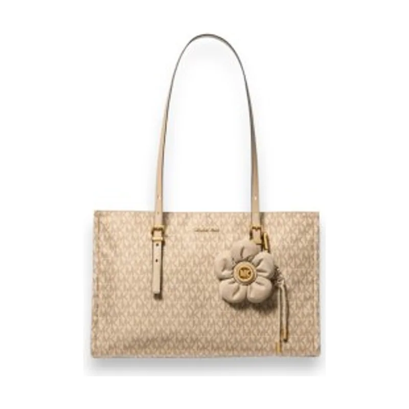 Michael Kors Bolso Tote mediano con cremallera y charm 30T6A6ZT8C