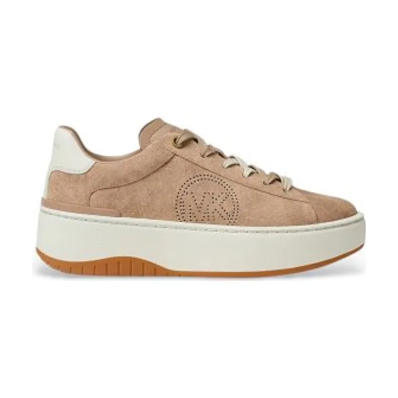 Michael Kors Zapatilla Dottie de ante con plataforma 43T6DTFS1S