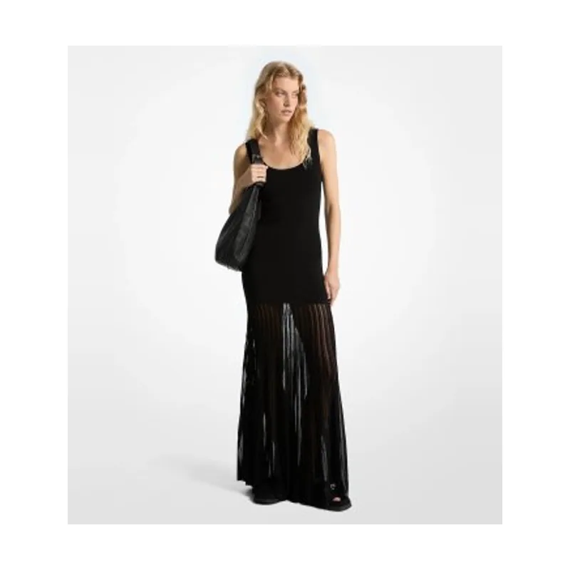 Michael Kors Vestido maxi escote redondo MF482LFBFD