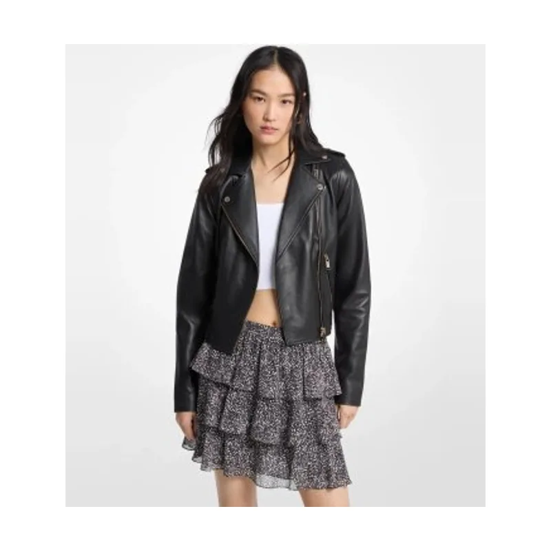 Michael Kors Chaqueta motera de piel MT520IE8RK