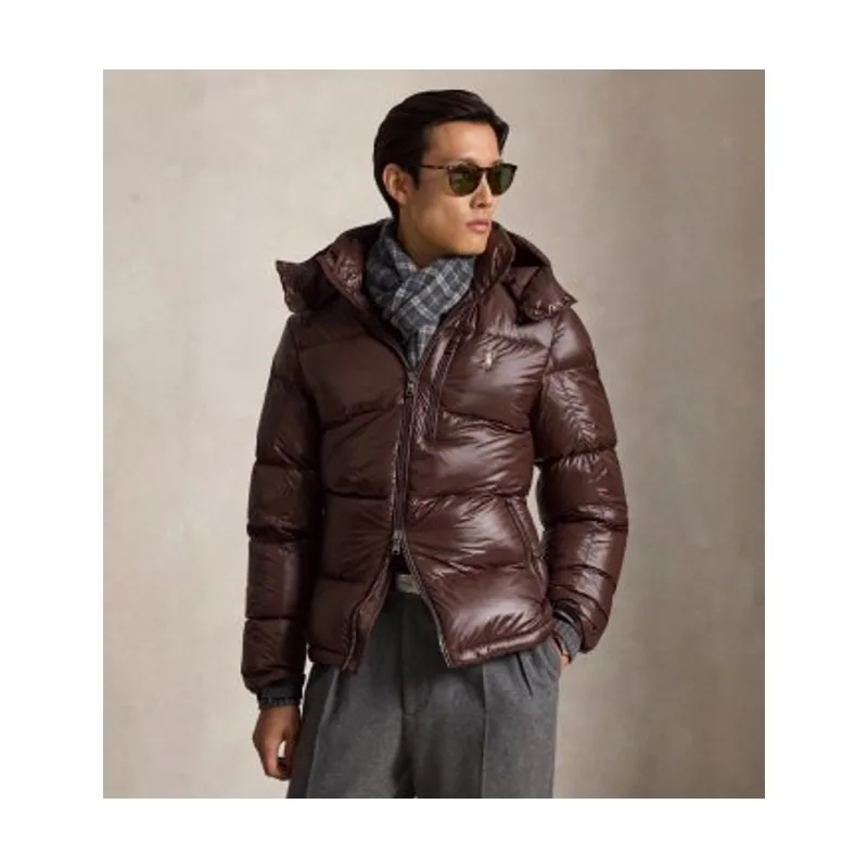 Polo Ralph Lauren Chaqueta Gorham brillante de plumón 710968281500
