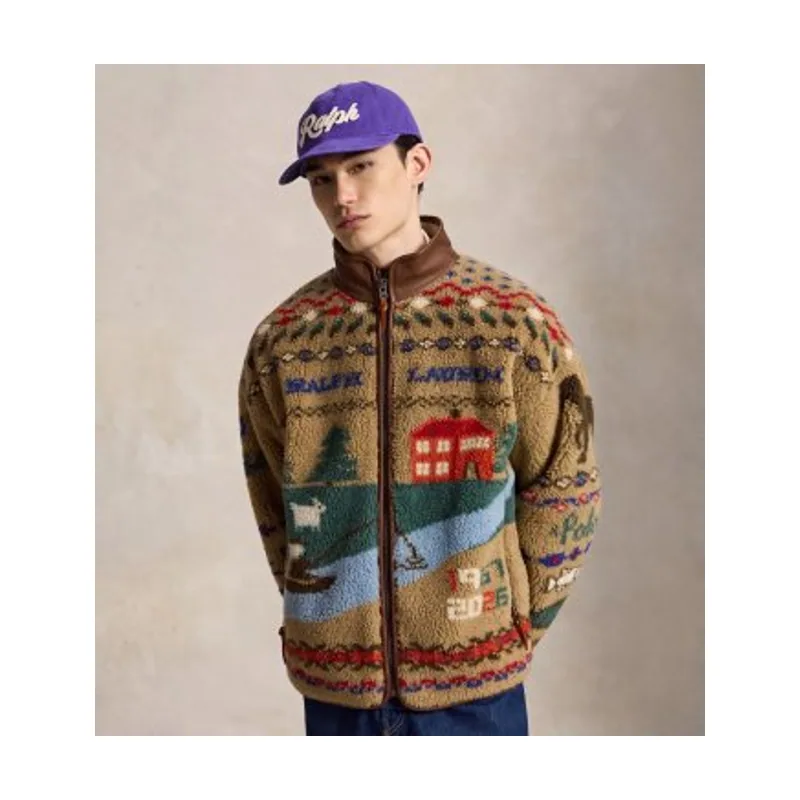 Polo Ralph Lauren Chaqueta de tejido polar con paisaje 710B26317001