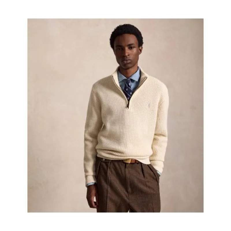 Polo Ralph Lauren Jersey de lana y algodón en punto waffle 710B26770005