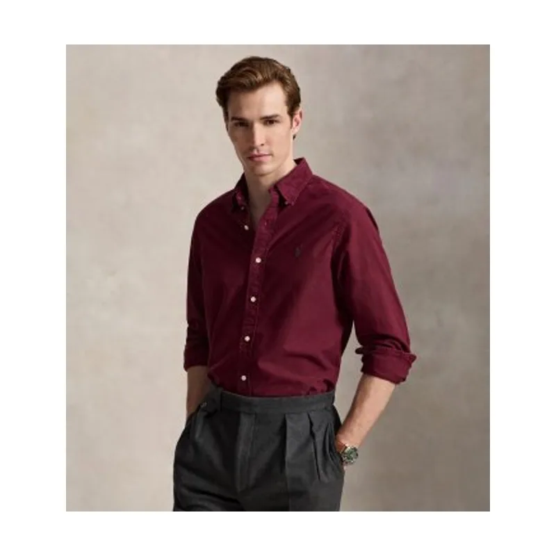 Polo Ralph Lauren Camisa oxford teñida Custom Fit 710805564526