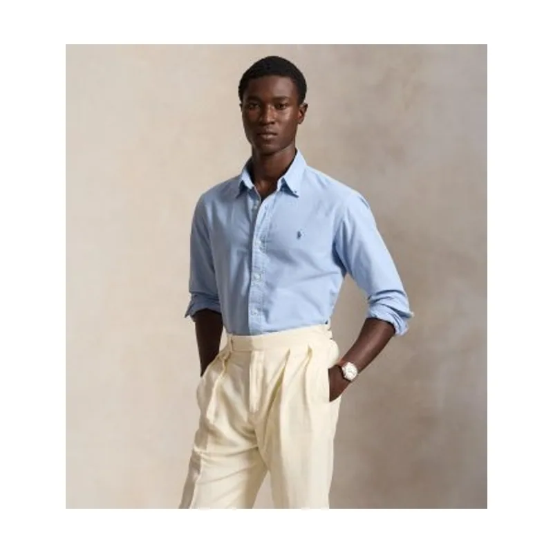 Polo Ralph Lauren Camisa oxford teñida Custom Fit 710805564528