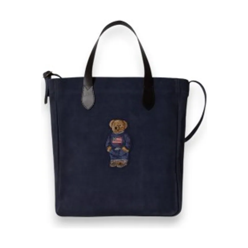 Polo Ralph Lauren Bolso tote de piel vuelta con Polo Bear 405P08099002
