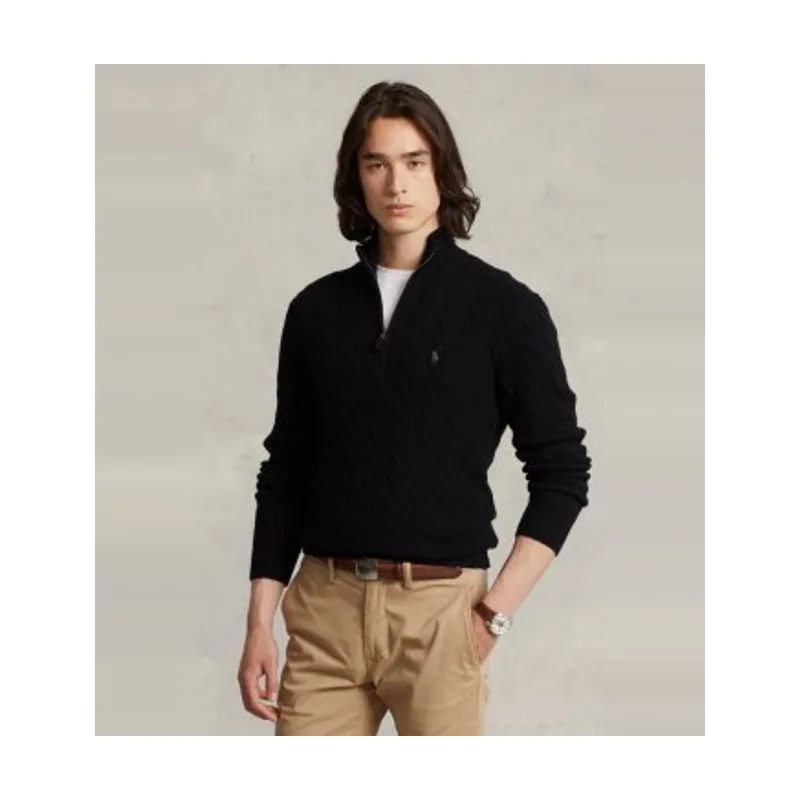 Polo Ralph Lauren Jersey en punto de ochos con cremallera 710876766005