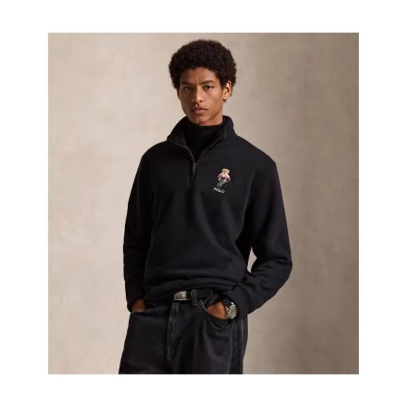 Jersey Polo Estate-Rib con Polo Bear 710B28738001