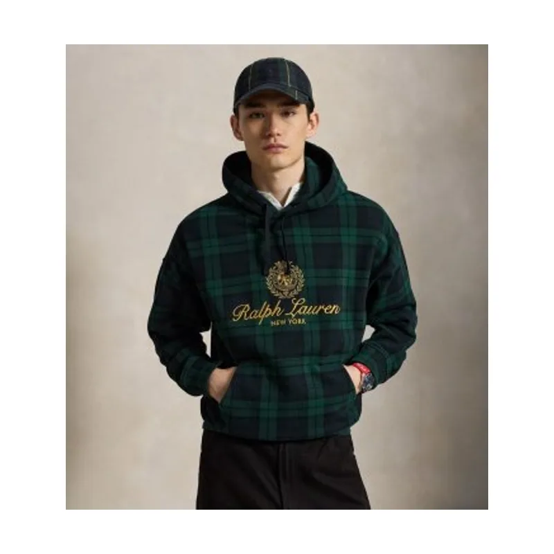 Polo Ralph Lauren Sudadera con capucha de cuadros blackwatch 710B28746001