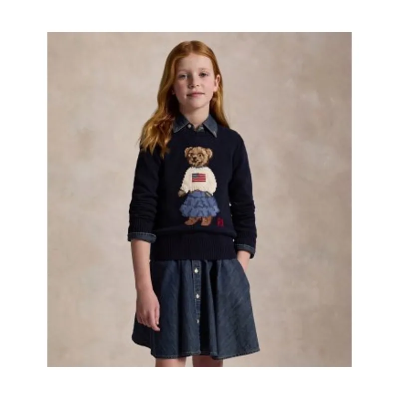 Jersey de algodón con Polo Bear 313702268001
