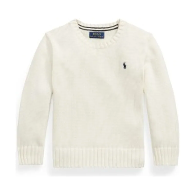Jersey de algodón con cuello redondo 322970429502