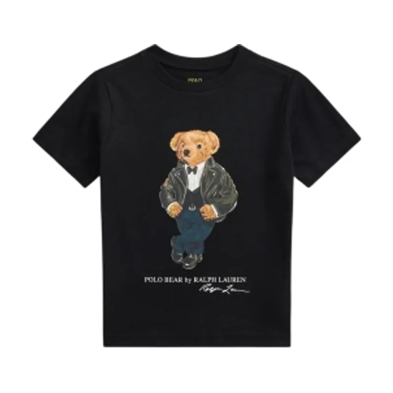 Polo Ralph Lauren Camiseta de punto de algodón Polo Bear 322B29156001