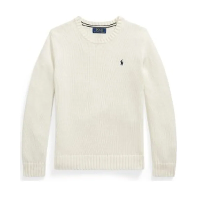 Jersey de algodón con cuello redondo 323970429500