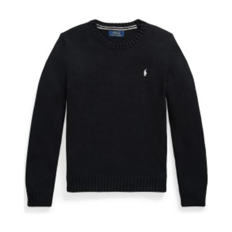 Jersey de algodón con cuello redondo 323970429501