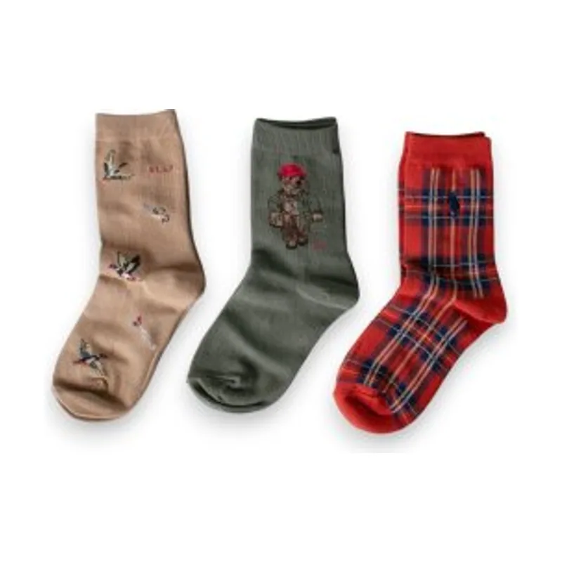 Polo Ralph Lauren 3 pares de calcetines acanalados 443P19557001