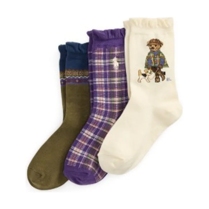Polo Ralph Lauren Set 3 pares de calcetines 447P21078001
