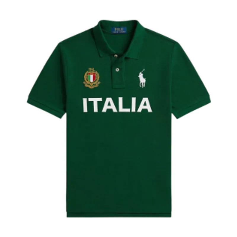 Polo Ralph Lauren Polo de piqué de algodón de Italia 323B23442001