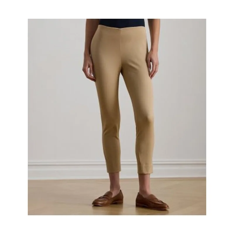 Lauren Ralph Lauren Pantalón de sarga de algodón y elástico 200631310018