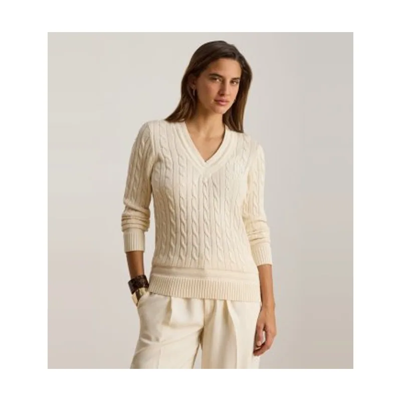 Lauren Ralph Lauren Jersey de críquet en punto de ochos 200888795011