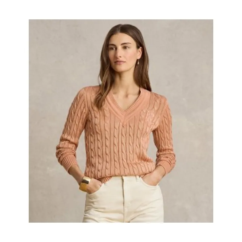 Lauren Ralph Lauren Jersey de críquet en punto de ochos 200888795012
