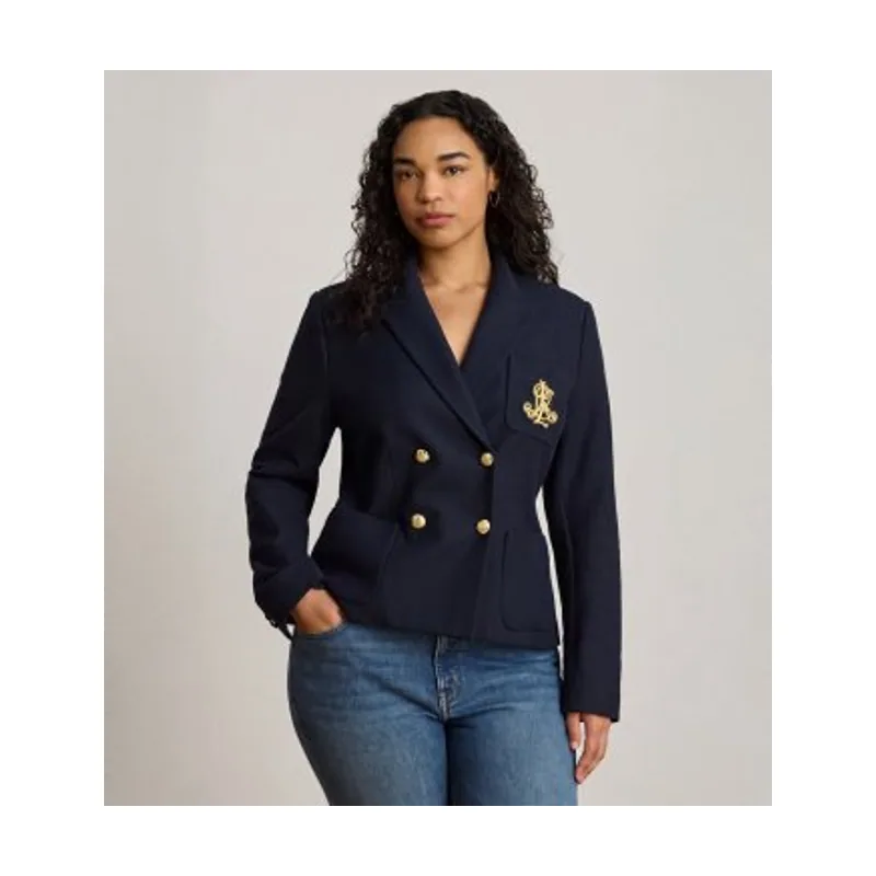 Lauren Ralph Lauren Blazer de piqué con doble botonadura 200P14021002