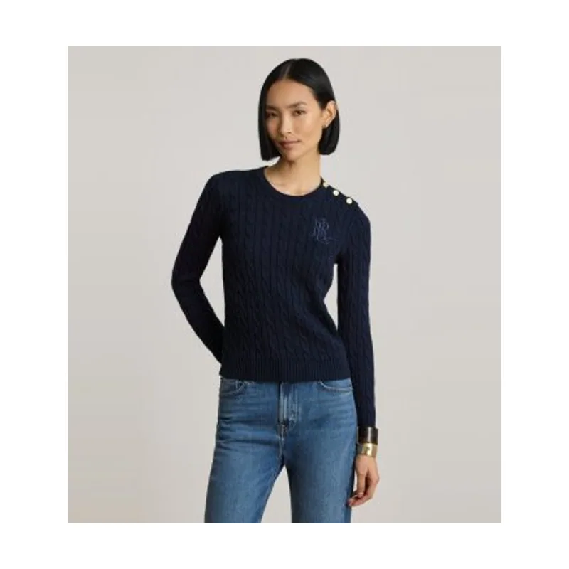 Lauren Ralph Lauren Jersey en punto de ochos con botones 200P14039002