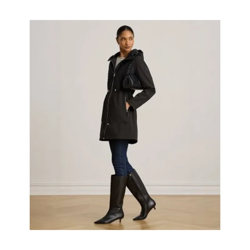 Lauren Ralph Lauren Abrigo acolchado de mujer de rombos con capucha 297P18056001