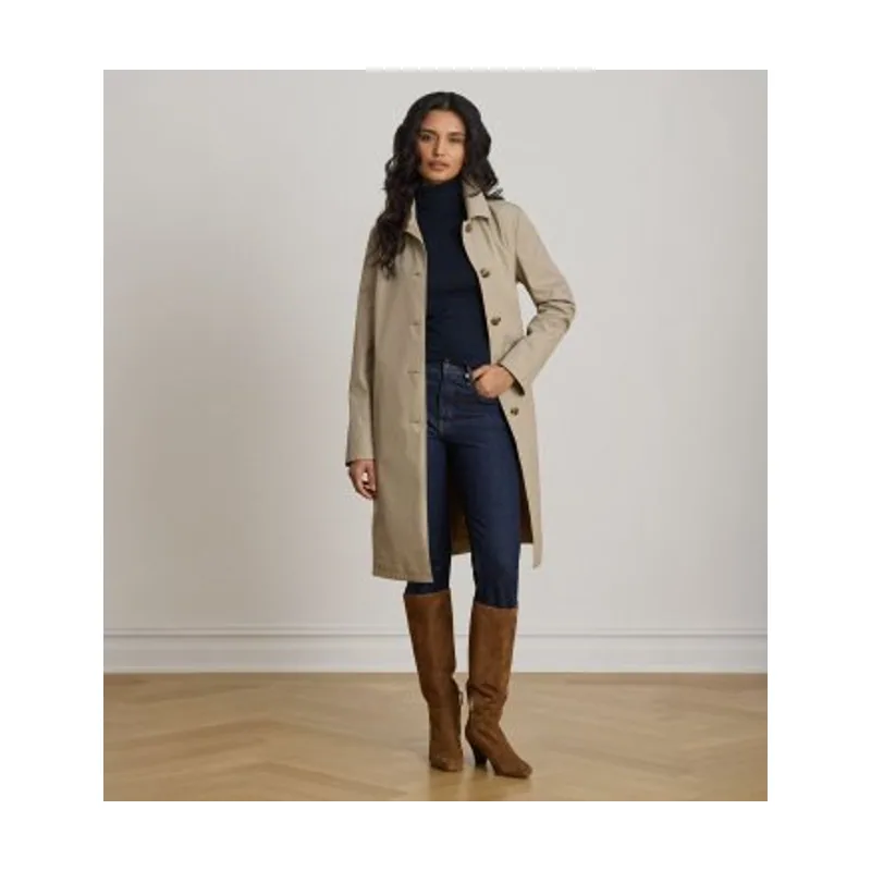 Lauren Ralph Lauren Abrigo escocés reversible con cuadros 297P18072001