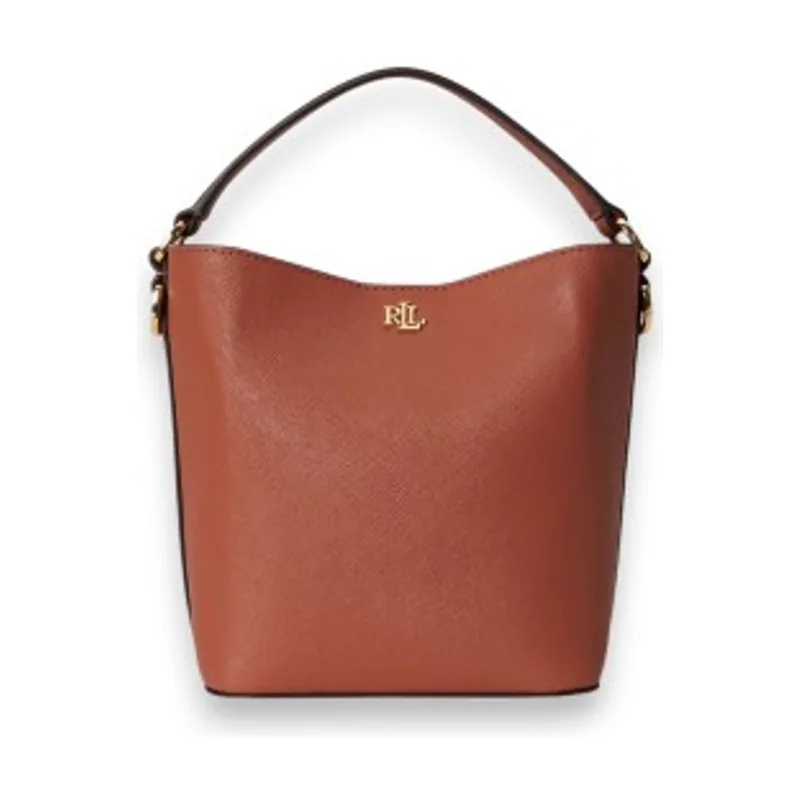 Lauren Ralph Lauren Bolso saco Reese pequeño de piel cruzada 431969365019