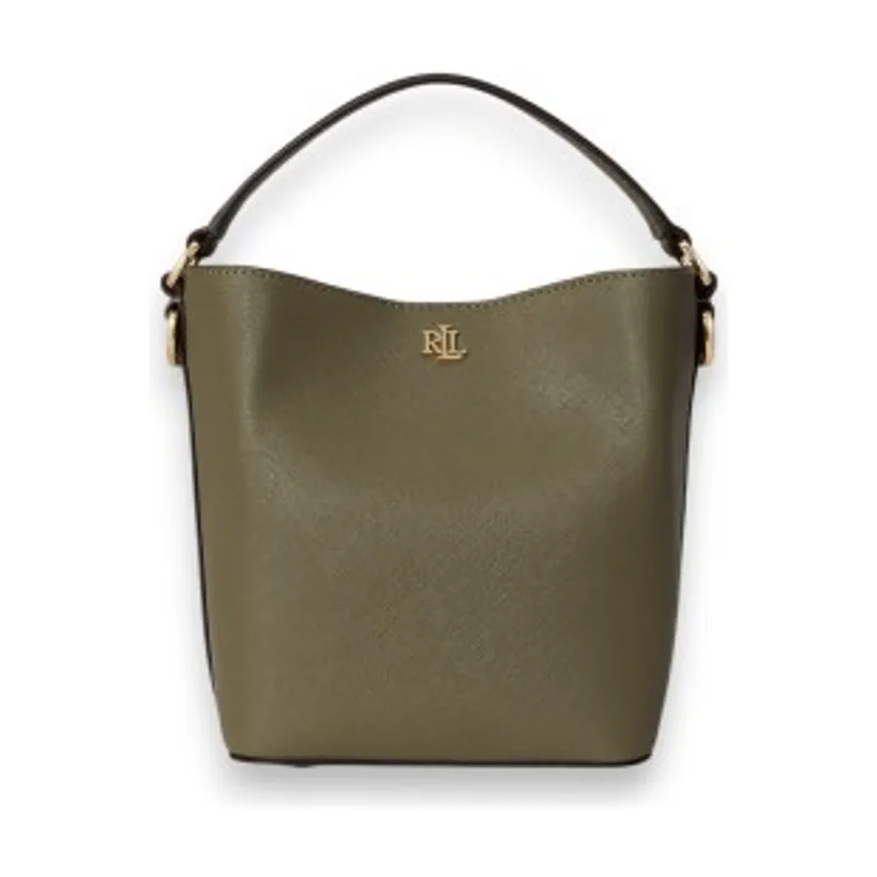 Lauren Ralph Lauren Bolso saco Reese pequeño de piel cruzada 431969365020