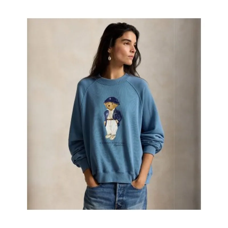 Polo Ralph Lauren Sudadera de felpa ligera con Polo Bear 211B17778001