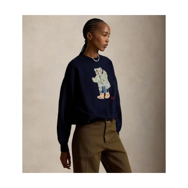 Sudadera de algodón con Polo Bear 211B17782001