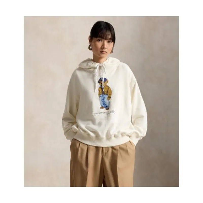 Polo Ralph Lauren Sudadera de mujer de algodón con Polo Bear 211B17799001