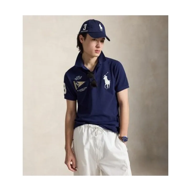 Polo Ralph Lauren Polo con Big Pony Custom Slim Fit 710B21921001