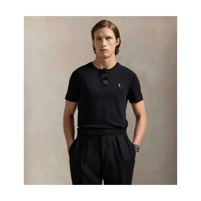 Polo Ralph Lauren Camiseta de algodón Custom Slim Fit 710740727001