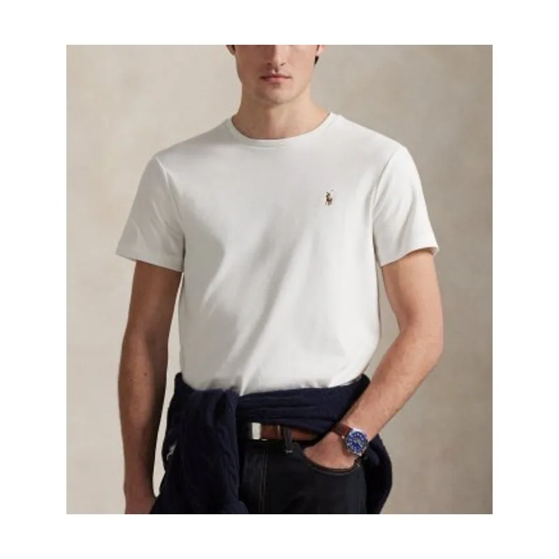 Polo Ralph Lauren Camiseta de algodón Custom Slim Fit 710740727002