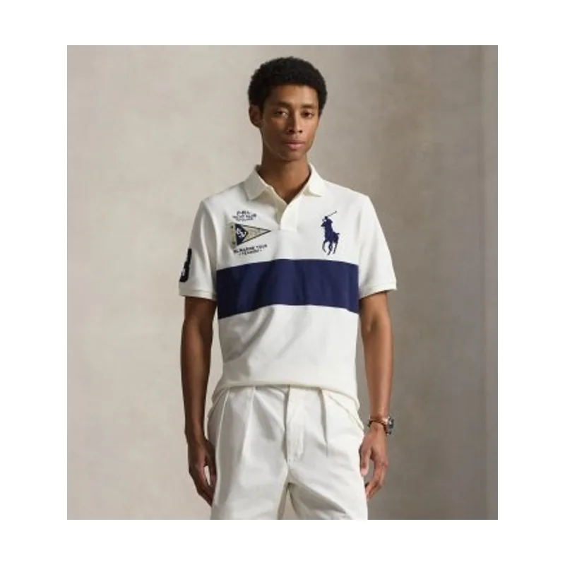 Polo Ralph Lauren Polo Custom Slim Fit con Big Pony 710B21925001