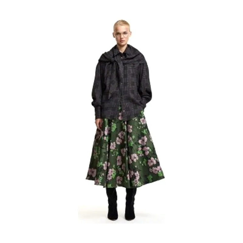 Essentiel Antwerp Camisa Oversize con Foulard KISS
