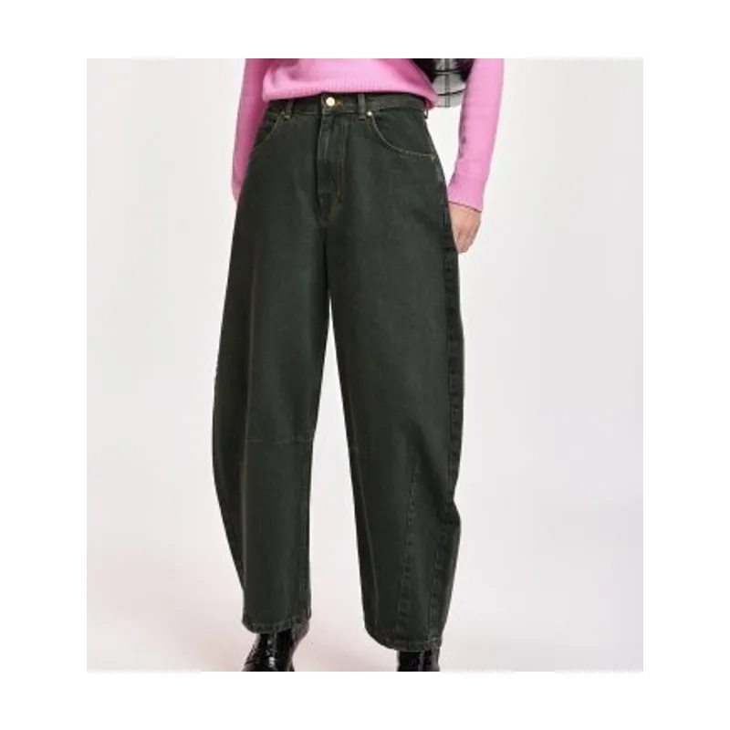 Essentiel Antwerp Jeans cropped con pernera tipo barril KOKOS