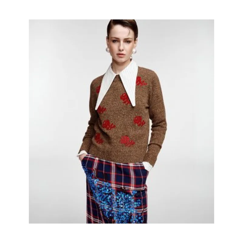 Essentiel Antwerp Jersey Bordado KORINE