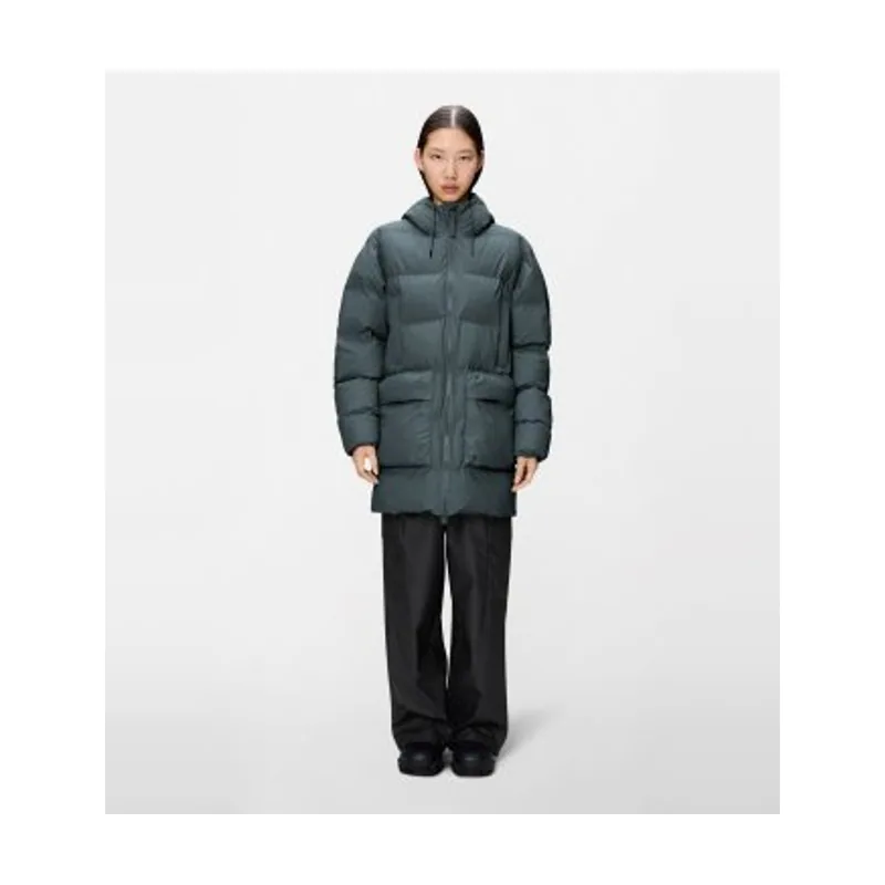 Rains Chaqueta Alta Long Puffer Cargo W3T4 15210